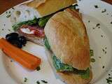 Sandwich chou-fleur et tapenade