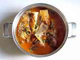 Soupe aux fruits de mer et chorizo