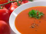 Soupe aux tomates et ananas