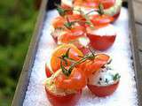 Tomates cerise au Roquefort