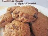 Cookies au Nutella & pépites de chocolat