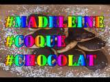 Gastronome : Madeleine Coque chocolat Et Cœur De Fraise