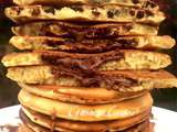 Pancakes fourrés au nutella