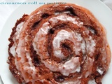 Gâteau cinnamon roll au potiron