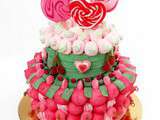 Gâteau de bonbons mariage