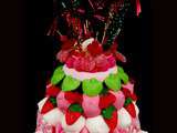 Gâteau de bonbons rose