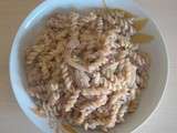 Corned-beef dans une sauce au chèvre