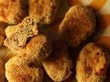 Premier essai de nuggets au champignon de Paris