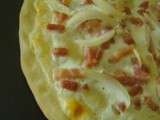 Tarte flambée rapide