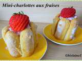 Mini charlottes aux fraises (version traditionnelle et en verrine)