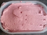 Crème glacée à la fraise au compact cook pro