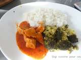 Mijoté de poulet au brocolis et riz au cookéo