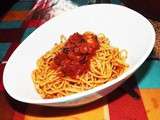 Spaghettis tunisiennes au poulpe