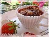 Muffins fraises, noisettes et chocolat blanc