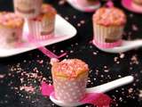 Muffins aux pralines roses pour Octobre Rose