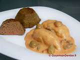 Quenelles de volaille et flans de foie de volaille à la sauce financière, acte 1 : sauce financière