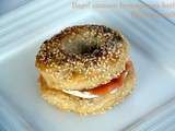 Bagel saumon fromage aux herbes