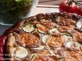 Tarte courgettes-feta-mozzarelle