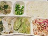 Back to #detox!!! 
#dimsum #bento with #edamame and #red