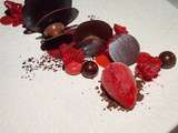 Choco fever. 
Delicious dessert combining chocolate, raspberries