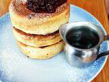Pancakes. 
These blueberry pancakes from Benedict are definitely