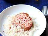 #7 Rôti de saumon, ricotta et aneth, riz épicé
