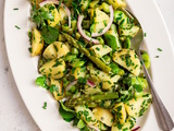 Salade de pommes de terre et haricots verts