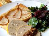 Tarte fine aux poires et foie gras