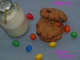 Cookies m&m's et chunck chocolat