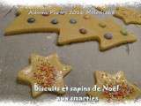 En images : Bredalas spécial Noël - Biscuits sapins aux smarties
