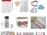 Cookies pops en forme de fleur et coeur