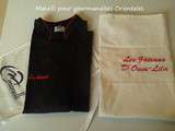 Manelli tablier broderie personnalisé chemise de cuisinier tablier de boulanger