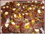 Mendiants aux pistaches,amandes,fruits confits