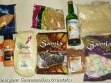 Partenariat avec Samia, fleur d'oranger,semoule,amandes moulues,pignon de pin