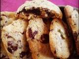 Cookies au Chocolat Noir et Pistaches sans Lactose
