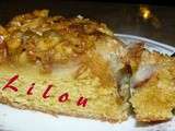 Gâteau renversé aux poires