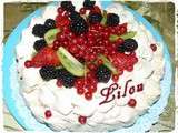 Vacherin aux fruits rouges