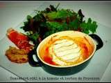 Camembert rôti à la tomate et aux herbes de Provence
