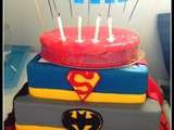 Gâteau super-heros pour un  Super-filleul 