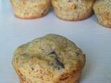 Muffins à la pistache et pépites de chocolat