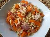 Blé aux carottes & bacon