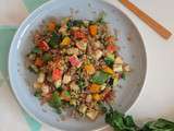 Salade de quinoa aux petits légumes comme chez Exki