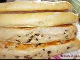 Baguettes viennoises natures et aux pépites de chocolat