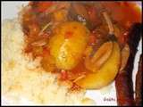 Couscous aux légumes et merguez