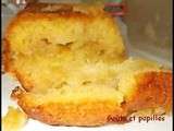 Quatre-quart aux pommes caramélisées