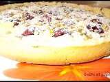 Tarte framboise amandine