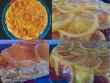 Gâteau  rosace  aux oranges