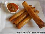 Bricks au poulet et citron confit