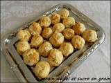 Chouquettes aux fromages