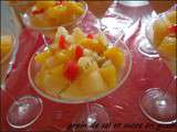 Crème tutti frutti à la fleur d'oranger